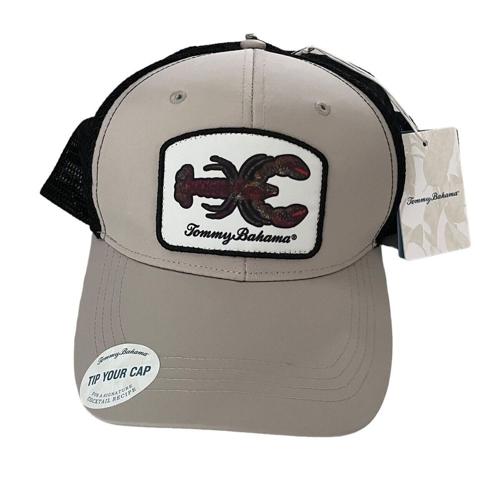 Tommy‎ Bahama NEW Snapback Trucker Mesh Hat Tip Your Cap Lobster Baja Margarita